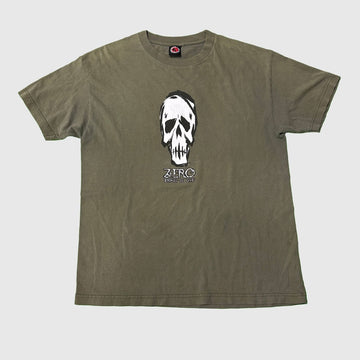 Vintage Zero Skull Graphic T-shirt Size Large FAIF.CA 