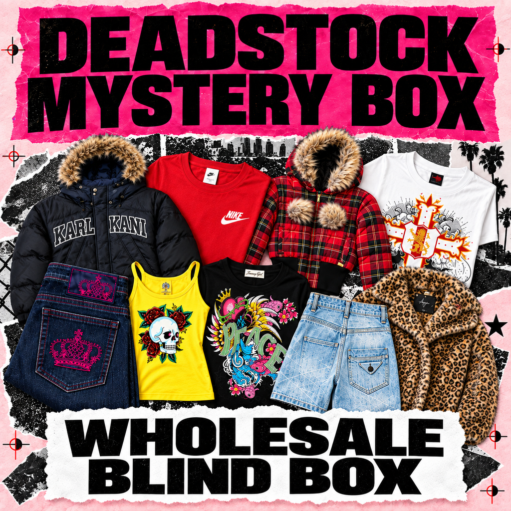 Wholesale Lot - Blind Box - deadstock Y2K wholesale box, 25 or 50 pieces