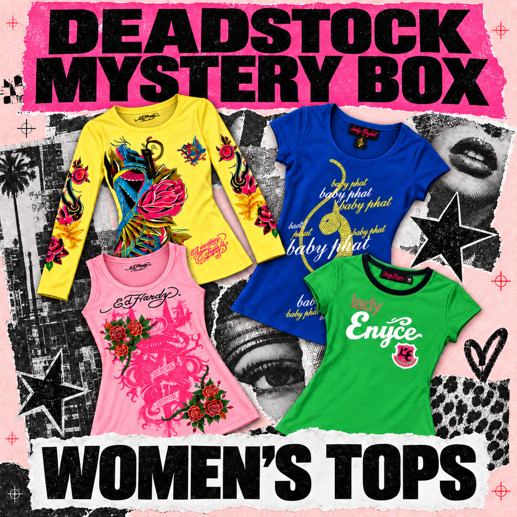 Deadstock Y2K womens tops mystery box, never worn with original tags