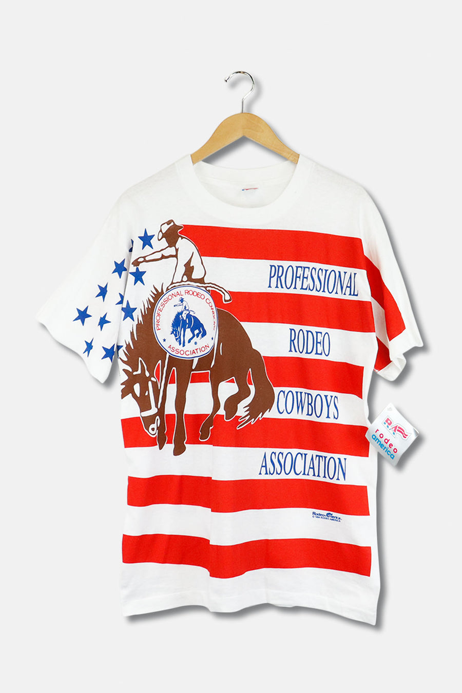 Professional Rodeo Cowboys Association T Shirt Sz L, XL Vintage 1994 Deadstock