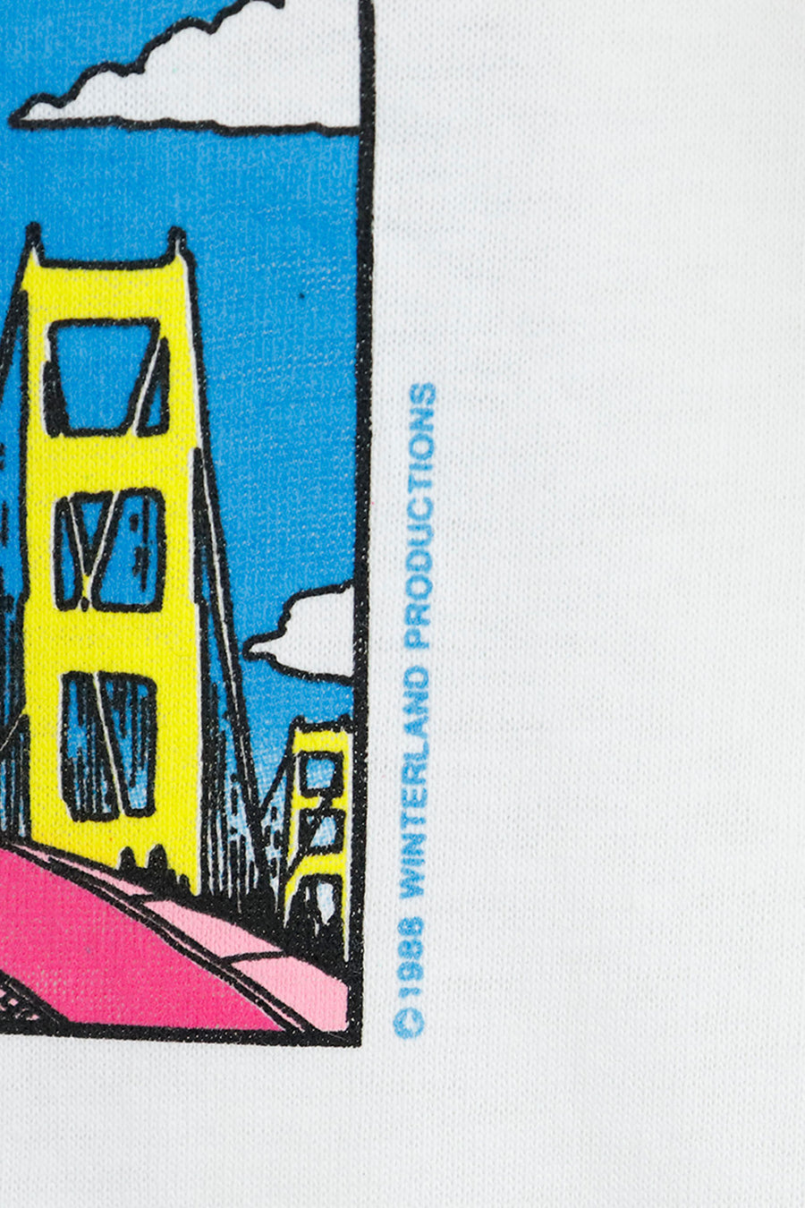 San Francisco Art T Shirt Sz XL Vintage 1988 Single Stitch