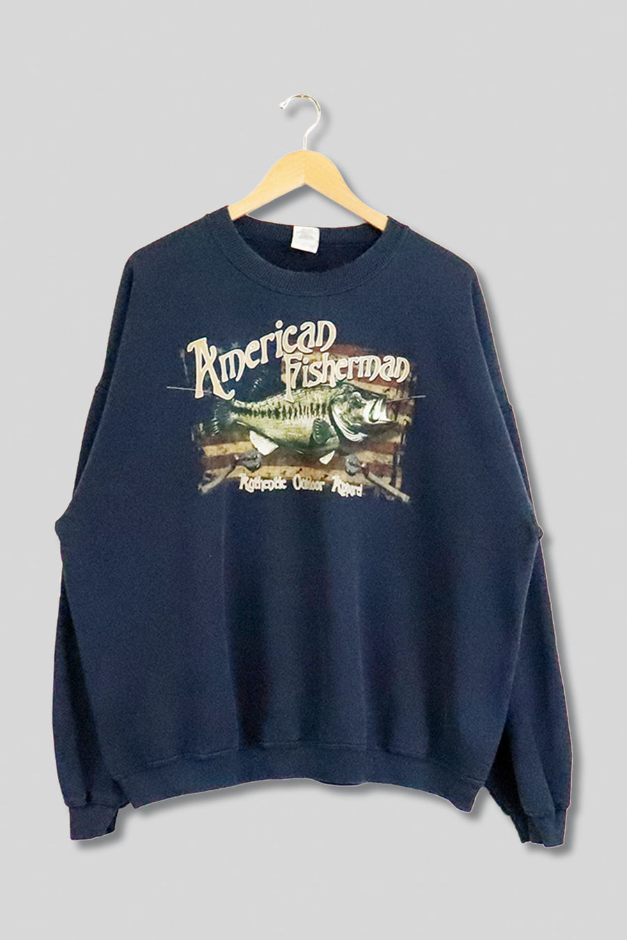 Vintage American Fisherman Crewneck Sweatshirt Sz 2XL