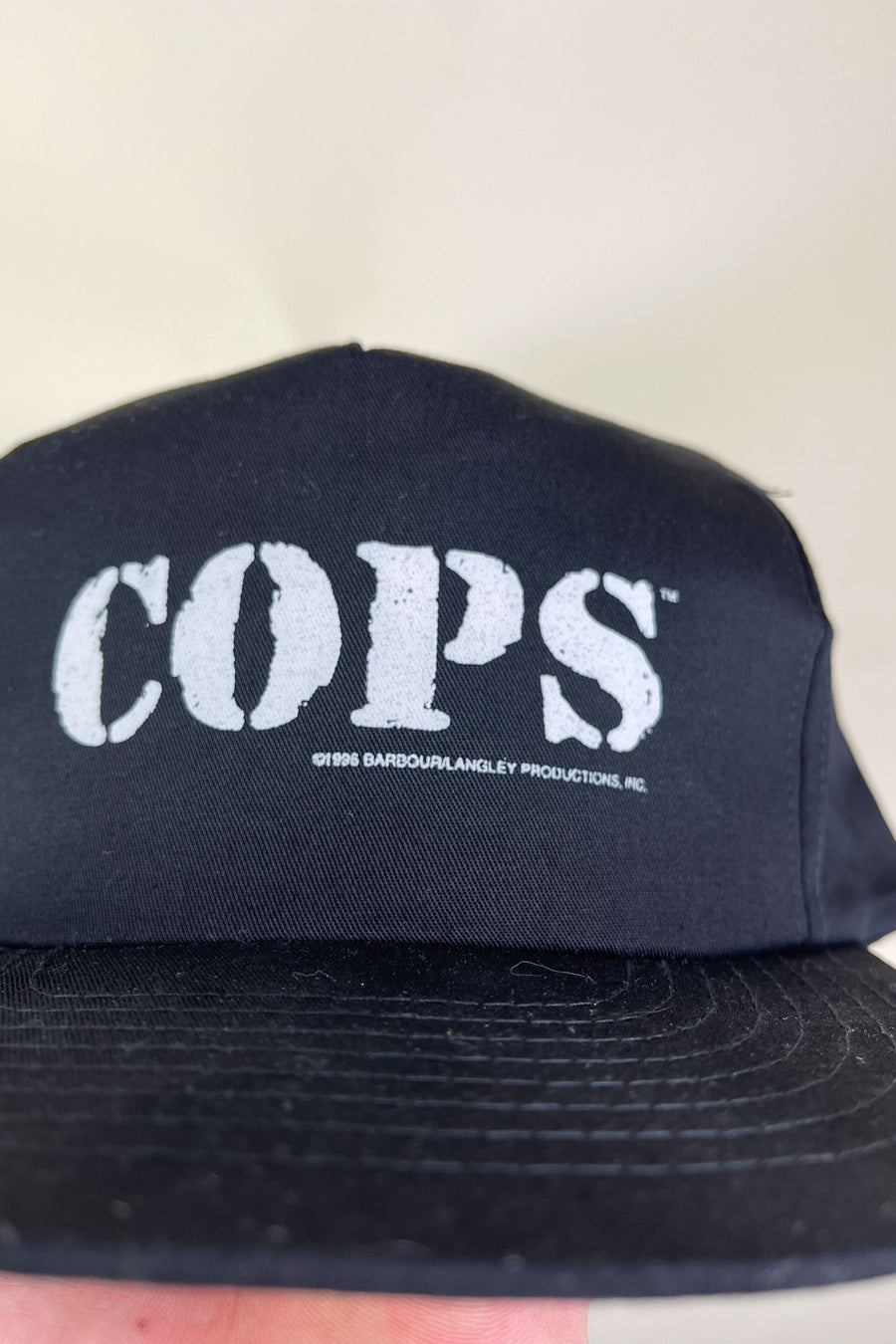 Vintage Deadstock 90's COPS Snapback Hat