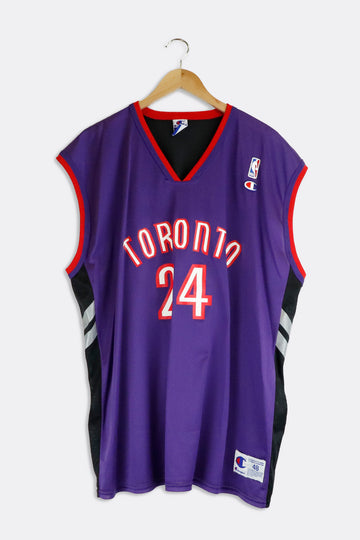 Vintage Champion NBA Toronto Peterson 24 Jesery