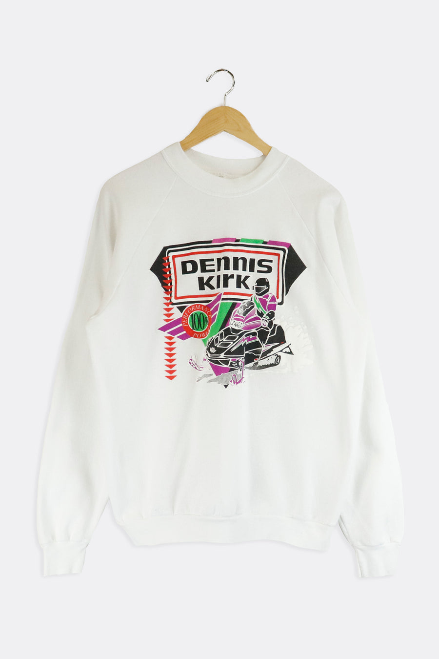 Vintage Dennis Kirk Snowmobile Sweatshirt Sz XL