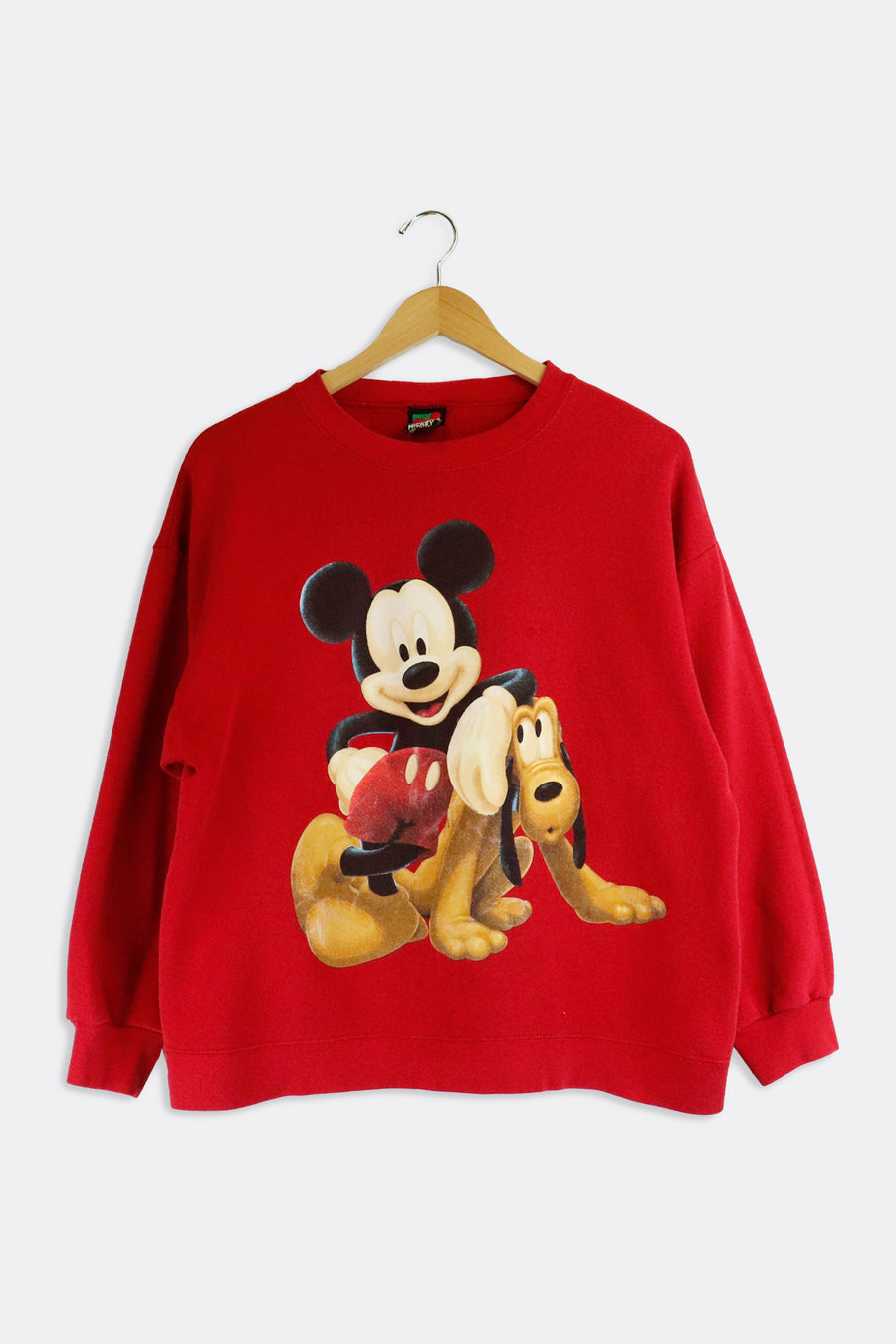 Vintage Disney Mickey Mouse And Pluto Sweatshirt