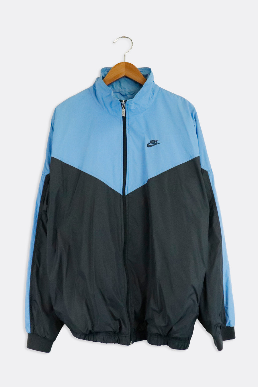Vintage Nike Knit Lined Zip Up Jacket Sz XL