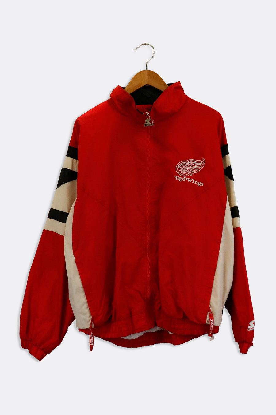 Vintage Starter NHL Detroit Red Wings Zip Up Jacket Sz L