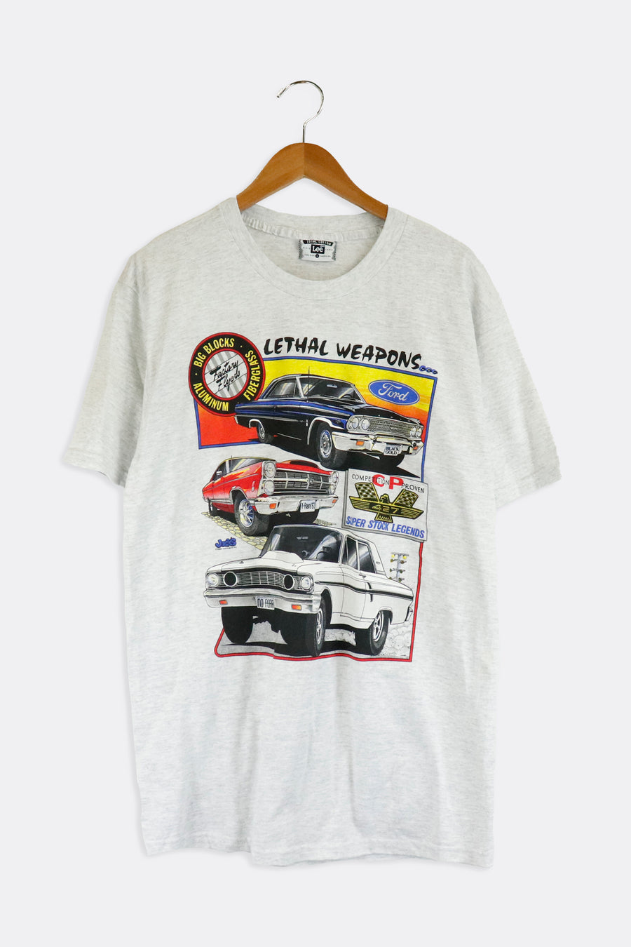 Vintage Lethal Weapons Car T Shirt Sz L