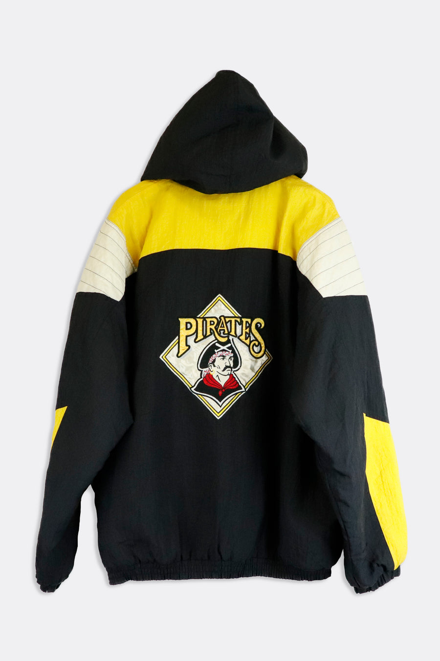 Vintage Starter MLB Pittsburgh Pirates Half Zip Front Pocket Jacket Sz 2XL