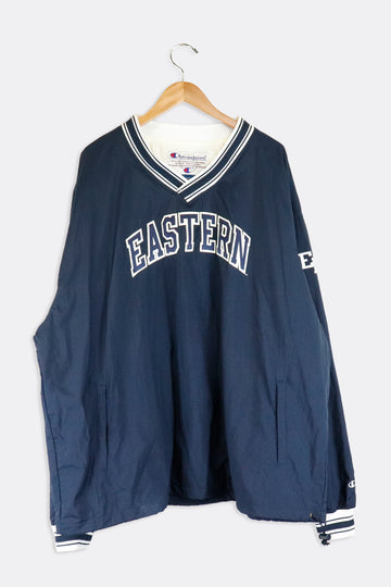 Vintage Champion EIU Eastern Pullover Windbreaker Sz 2XL