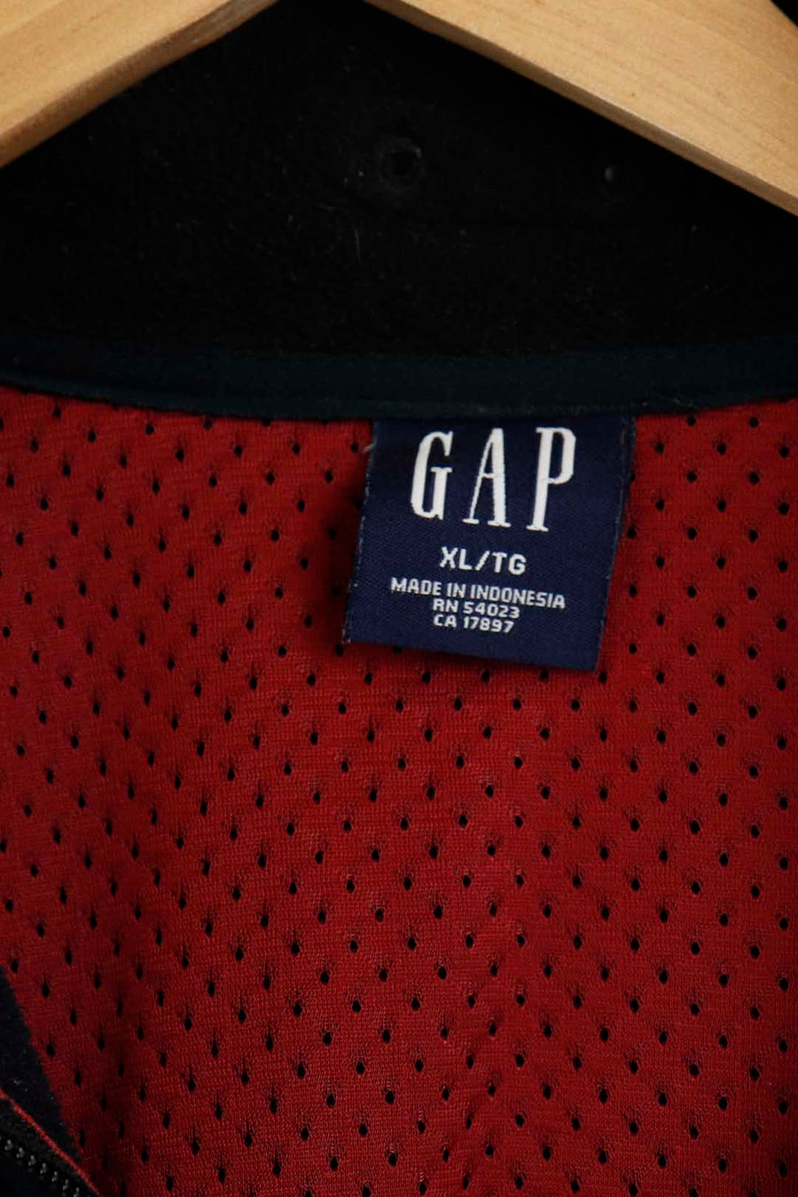 Vintage Gap Quarter Zip Fleece Jacket Sz XL